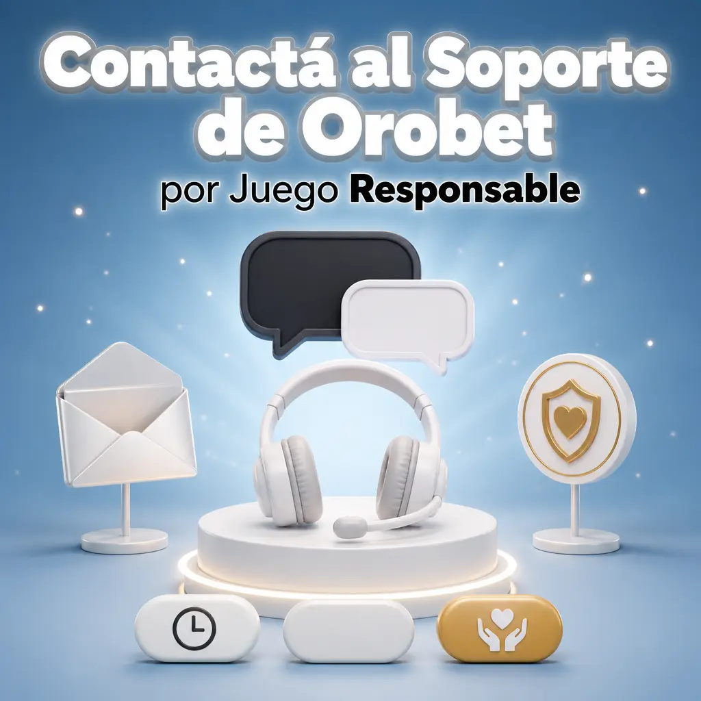 Contacto de soporte de Orobet para juego responsable: chat en vivo 24 horas y correo para límites o autoexclusión