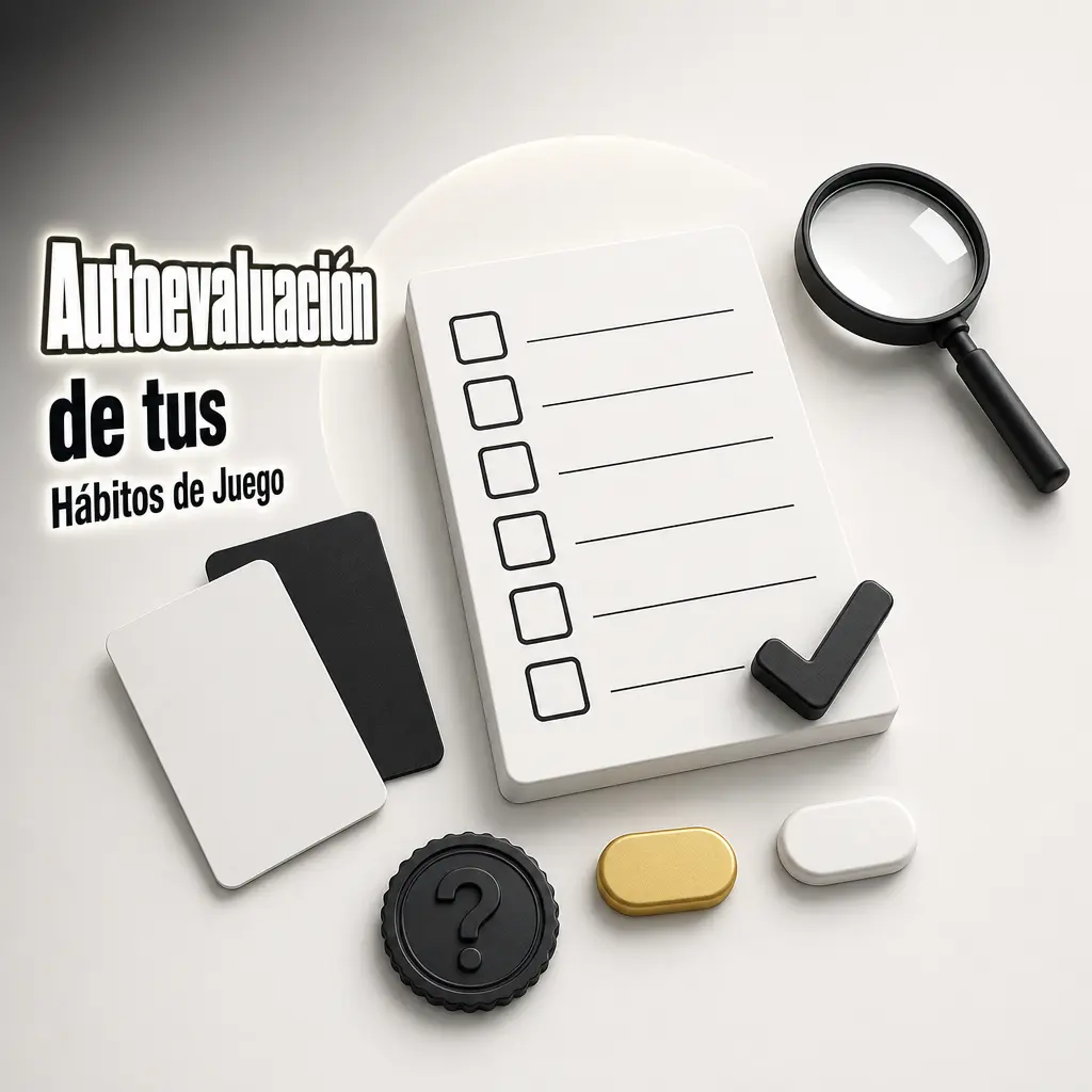 Autoevaluación de hábitos de juego: preguntas para reflexionar sobre el control y la relación con las apuestas online.