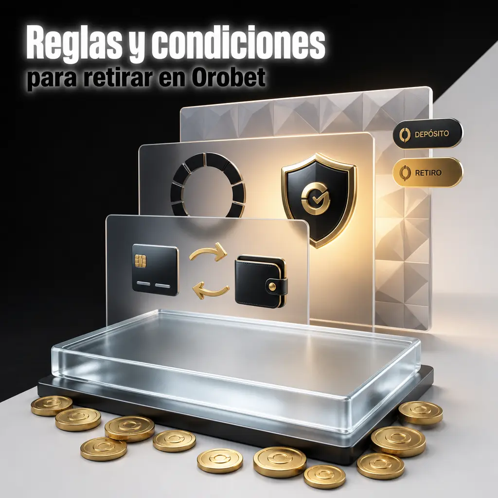 Reglas y condiciones para retirar dinero en Orobet: mismo método de depósito, requisito de apuesta y verificación de cuenta